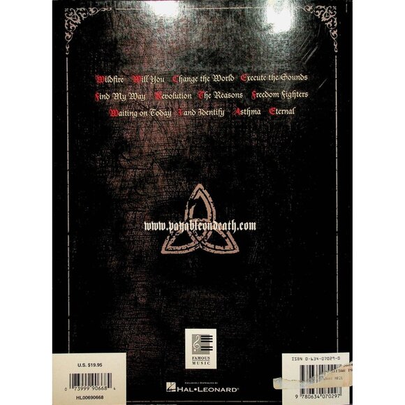 P.O.D Payable On Death Piano Vocal Guitar Tab Music Sheet Book f5 - Picture 7 of 7